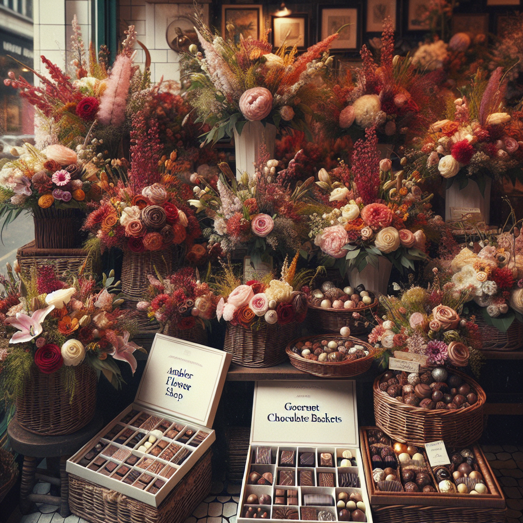 Ambler Flower Shop's rich assortment of offerings - where flowers meet chocolates and gifts to celebrate every moment.