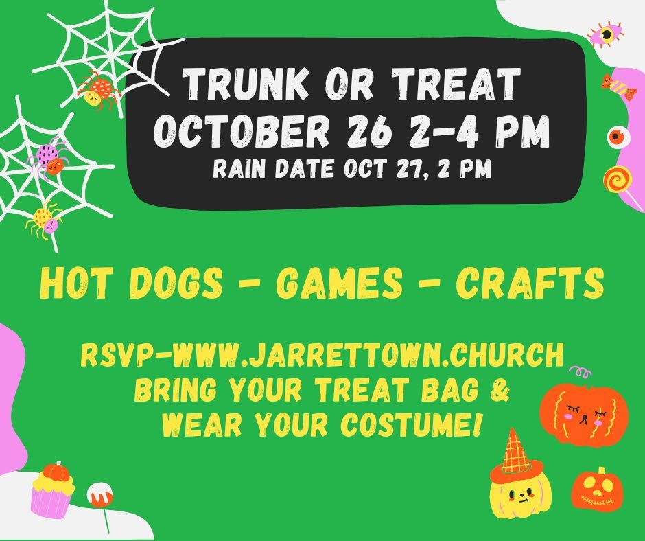 Collect Candy and Create Memories at JUMC Trunk or Treat