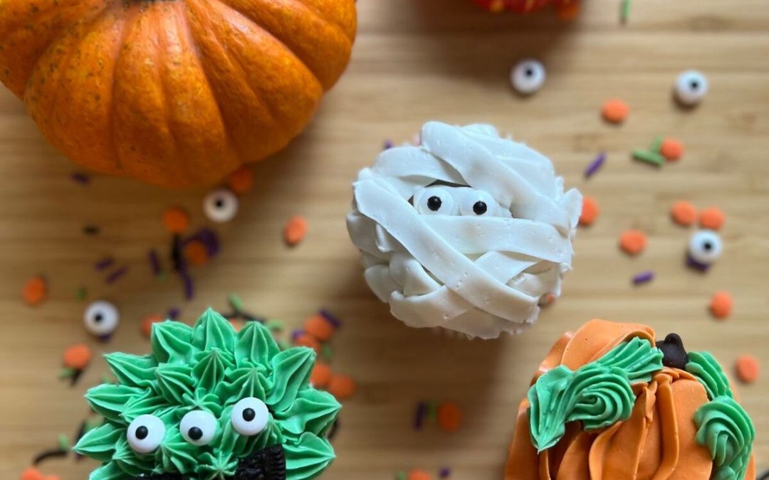 Learn to Decorate Spooky Cupcakes at From the Boot!