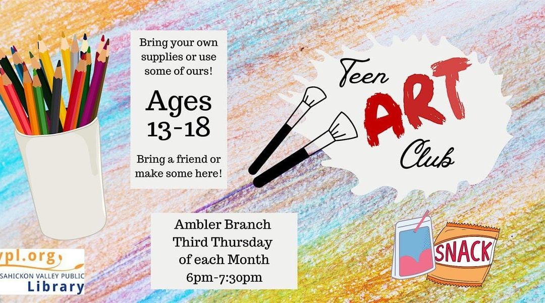 Artistic Adventures Await at the Teen Art Club in Ambler